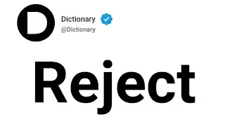 Reject Meaning In English