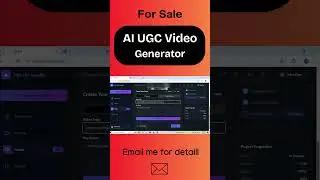 I made AI UGC Video Generator SaaS Platform for Sale #ai #shorts #ugccreator