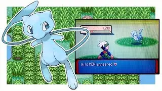 LIVE! - Shiny Mew in Gen 3 after 787 RA's in Emerald!