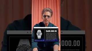Shah Rukh Khan In Riyadh Rocking His $620k Audemars Piguet Royal Oak #shorts #shahrukhkhan