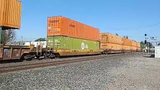 Fast Southbound UP Z On the Fresno Sub!!!