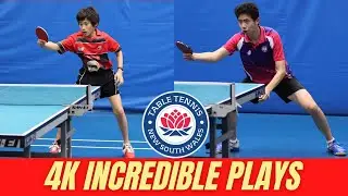 Stephen Liu  vs  Norman Zhang | 4K INCREDIBLE PLAYS | 2020 NSW Open