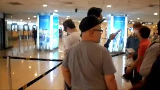 llegada de CNblue a chile 29-01-14