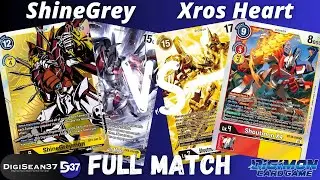 ShineGreymon Ruin Mode Turbo VS Xros Heart | Digimon Card Game | BT15 Exceed Apocalypse