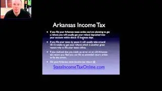 State of Arkansas Income Tax