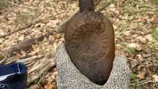 Rare Slug-Plated Flask & More Dug Bottle Digging
