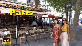 🇫🇷Paris Walk 4K60fps HDR -Crowds, Jardin Luxembourg, Notre-Dame- (13/08/2025)