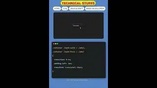 Animated Input box using HTML CSS #shorts #trending