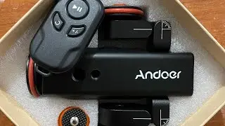 Andoer Motorized Slider unboxing contents