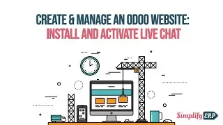 Create & Manage an Odoo website: Install and activate Live Chat