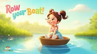 Row Row Row Your Boat 🚣‍♂️ | Nursery Rhyme for Kids