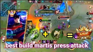 Martis Role Jungler. Best Build Martis....item Counter Fanny.... !!!