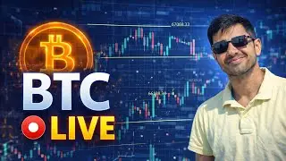 BTC Live Stream Today | Bitcoin Buy Sell Levels | Price Action Trading#BTCLive#BitcoinLive#Crypto