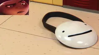 Грю реагирует на маску