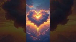 A heart-shaped cloud  #sepiaink #shimmeringink #monteverdeink #greenink #goldink #ai