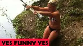 Funniest Rope Swing Fail - YES FUNNY YES !!!