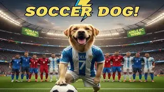 Is this the next Messi? Adele the Golden Labrador's Incredible Ball Control! 🌟