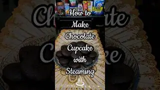 How to Steam Chocolate Cupcakes ♨️ #chocolate #cupcake #dessert #chocolatecake #recipe #steam