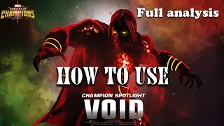 How to use Void(Full Analysis)-Marvel Contest of Champions