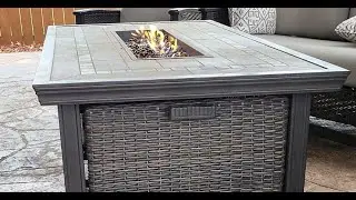 Lighting a Costco Fire Pit