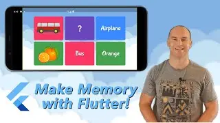 Make the Card Game Memory with Flutter & Firebase - to Teach Kids Sight Words!