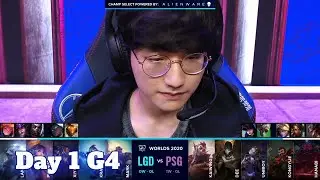 LGD vs PSG | Day 1 Play-Ins S10 LoL Worlds 2020 | LGD Gaming vs PSG Talon Full Game