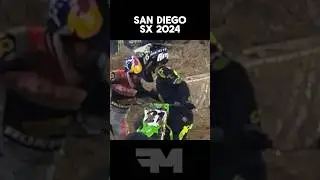Aaron Plessinger secured his first win at San Diego 2024 🔥-#moto #mx #motocross #sx #supercross