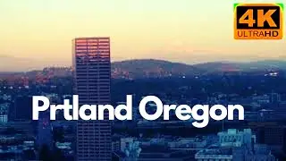 Portland Oregon, USA, 4K Drone Footage