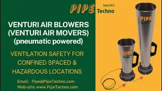1.3  Venturi Air Blower - Manual Instructions- confined space ventilation - PIPE TECHNO - S.S (Eng)