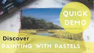 A Landscape Pastel Demo by Christa Forrest - Creative Souls Art