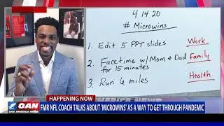 Former NFL coach talks about 'microwins' as a way to get through pandemic