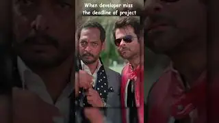 Developer Miss Deadline of Project 😆 | Uday Shetty, Majnu | Welcome #shorts #coding #developer