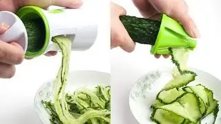 Portable Vegetable Slicer Handheld Peeler Spiral Slicer