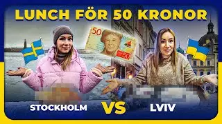 Lunch för 50 kronor i Ukraina och Sverige – var får man mest för pengarna?