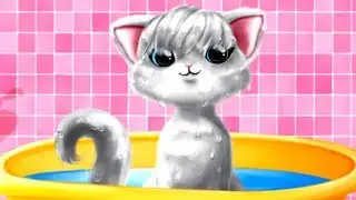 Sweet Baby Girl Cat Shelter - Fun Pet Care & Little Kitten Dress up