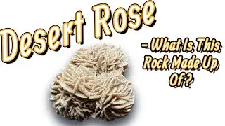 What Crystal Makes Up This Iconic Rock We Call Desert Rose #desertrose #crystal #teamrockit