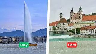 🇨🇭🇦🇹 Do you recognize these Swiss & Austrian Cities from Above? (Aerial View Quiz)