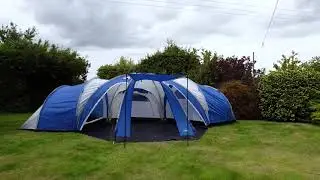 Andes 3 Bedroom + 1 Living Room 6-8 Man Family Camping Tent