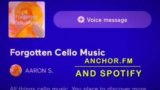 &ldquo;Forgotten Cello Music&rdquo; the Podcast