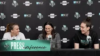 Sandy Brondello, Sabrina Ionescu, and Breanna Stewart Press Conference | Liberty vs. Aces