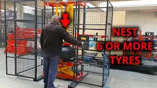 COT-10 pneumatic tyre tripling machine / tire doubler / tire tripler (6 or more in 1)