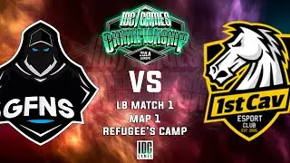 GREYFACENOSPACE vs 1ST CAV | MAP 1 | IDC/GAMES CHAMPIONSHIP 2020 - LB