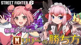 【#スト6 】１から教えちゃうMリリー講座！　桜葉ハグ殿をコーチングじゃ！【千羽黒乃】