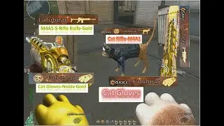 (CFPH) Limited Cat Set ( Cat M4A1-Rifle / Cat Gloves / Cat Gloves-Noble-Gold )