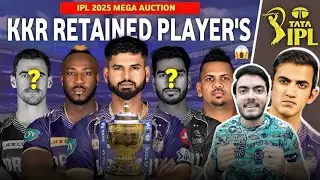 IPL 2025 - KKR Retain Players List and RTM Card Strategy Before Mega Auction | IPL RETENTION LIST