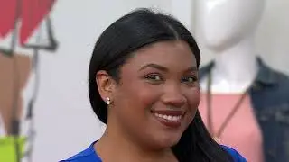 Diamonique Double Stone Dangle Earrings, Sterling Silver on QVC