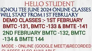Ignou bscg Online tution classes mathematics, physics chemistry