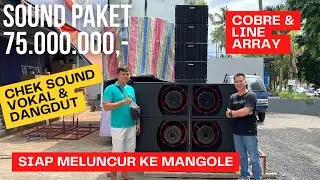 Sound 75jt Meluncur ke Maluku Utara - Mangole / Cobre 18” Ashley & TW110 Line Array #soundhajatan