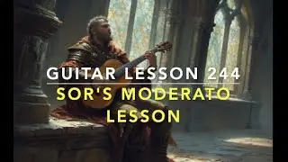 Guitar Lesson Demo, Fernando Sor Moderato #guitar #guitartutorial #guitarlessons #shorts #shortvideo
