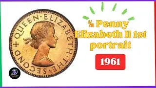 HALF PENNY 1961,&frac12; Penny Elizabeth II (New Zealand Coin)
